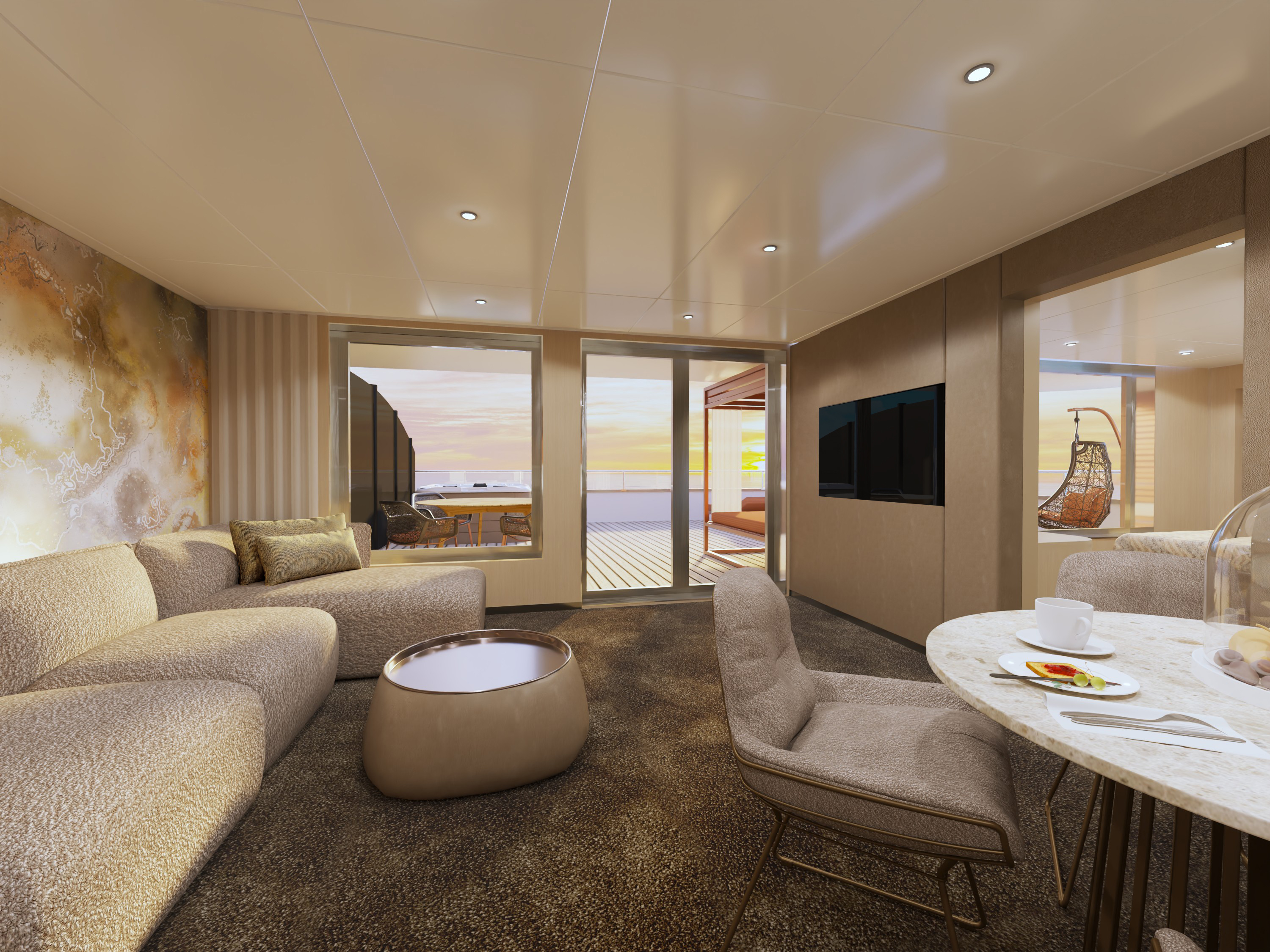 Scenic Yacht Suite (палуба 9)